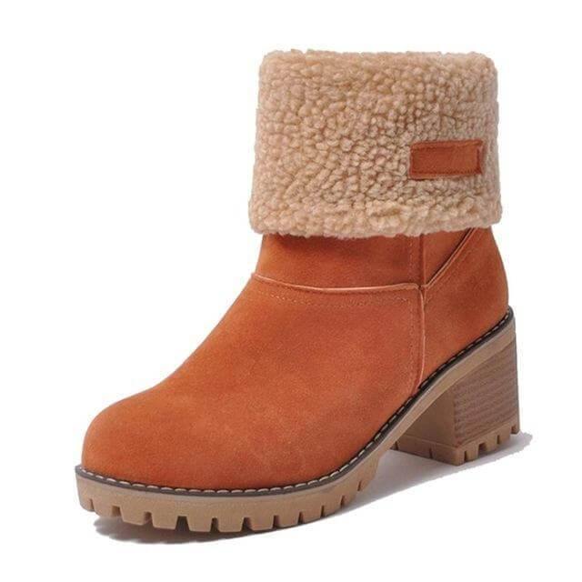 Colorful Warm Slip Women Winter Boots - MaviGadget