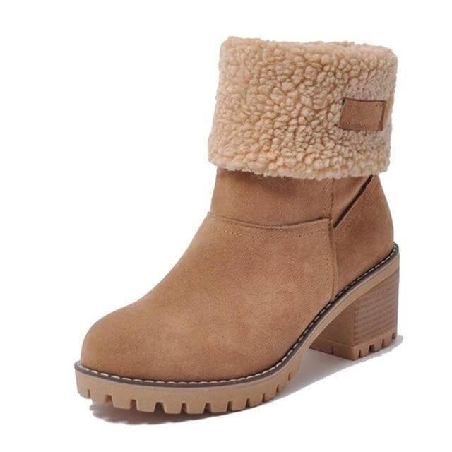 Colorful Warm Slip Women Winter Boots - MaviGadget