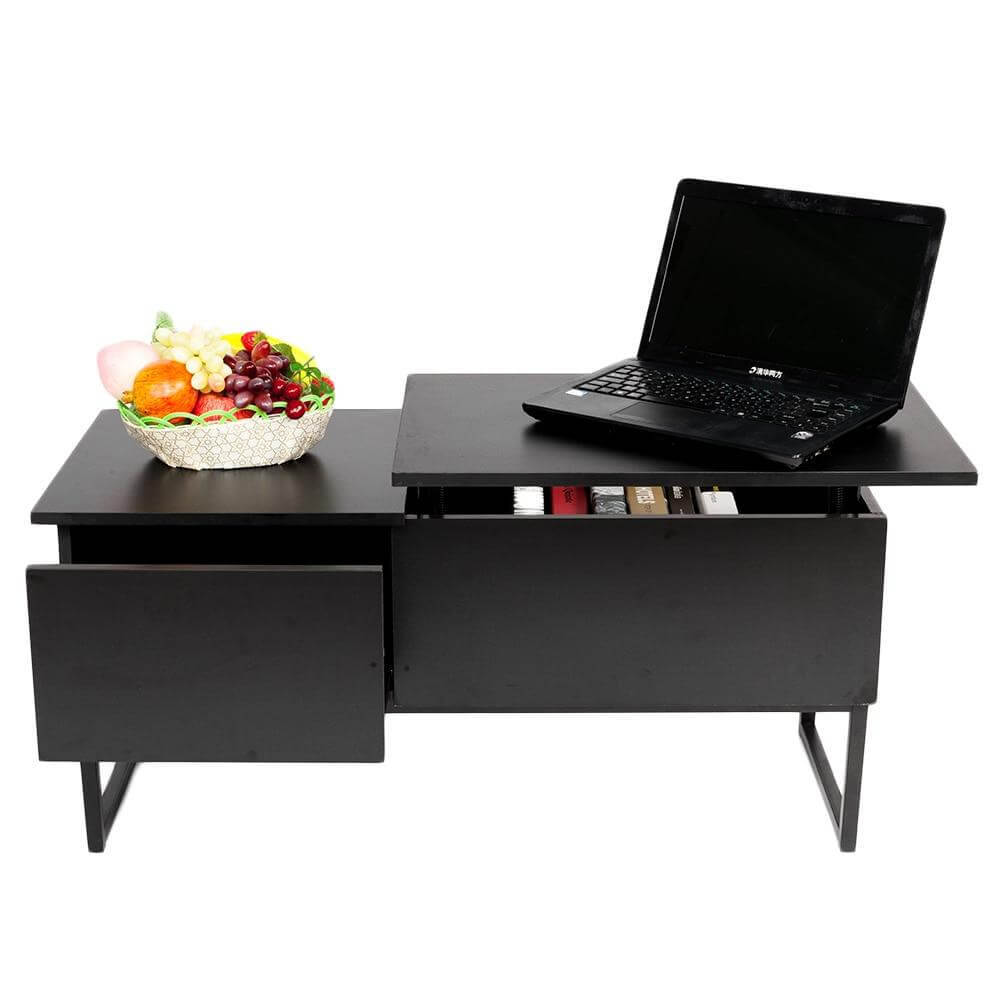 Black Modern Lift Up Top tool for coffee table and desk - MaviGadget