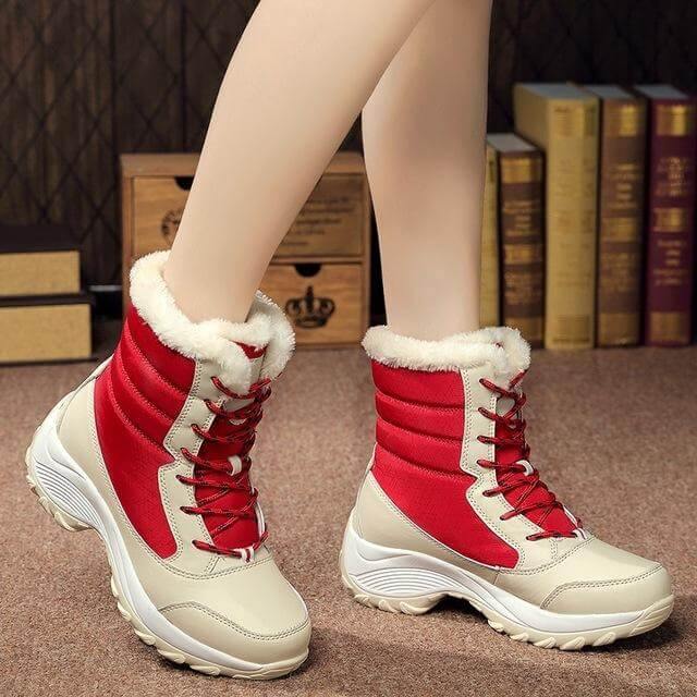 Thick Warm Waterproof Modern Winter Boots for Women - MaviGadget