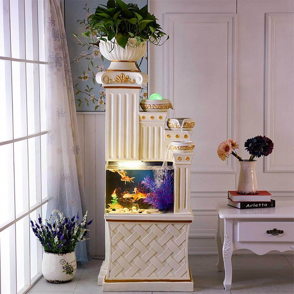 Luxury Roman Style Vintage Aquarium Fish Tank - MaviGadget