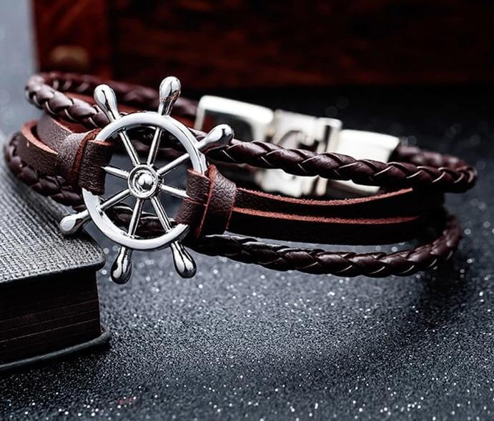 Captain Leather Bracelet - MaviGadget