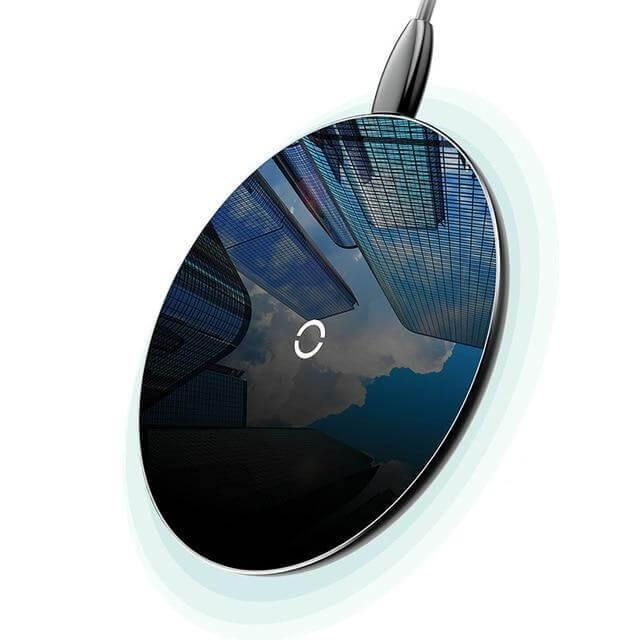 Stylish Transparent Wireless Charging Pad for Wireless Charging Supported Phones - MaviGadget