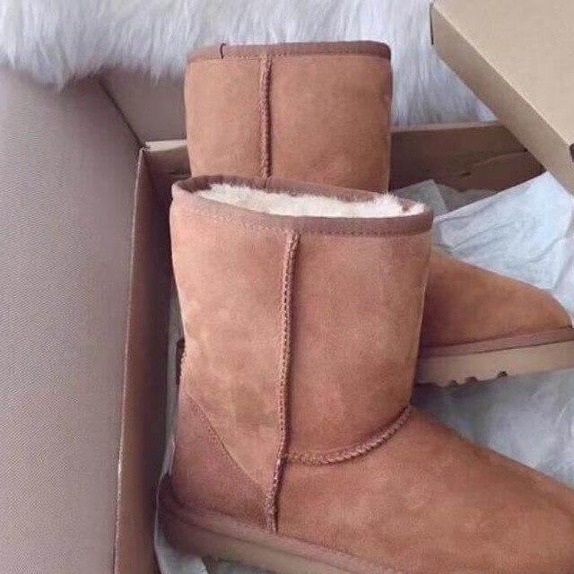 Natural Warm Leather Boots - MaviGadget