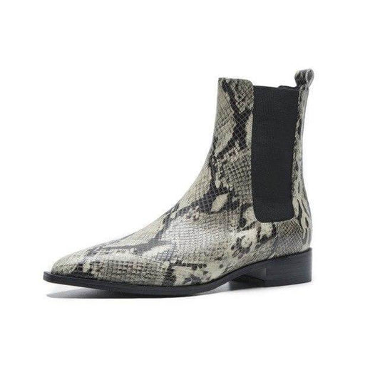 Real Leather Short Ankle Boots - MaviGadget