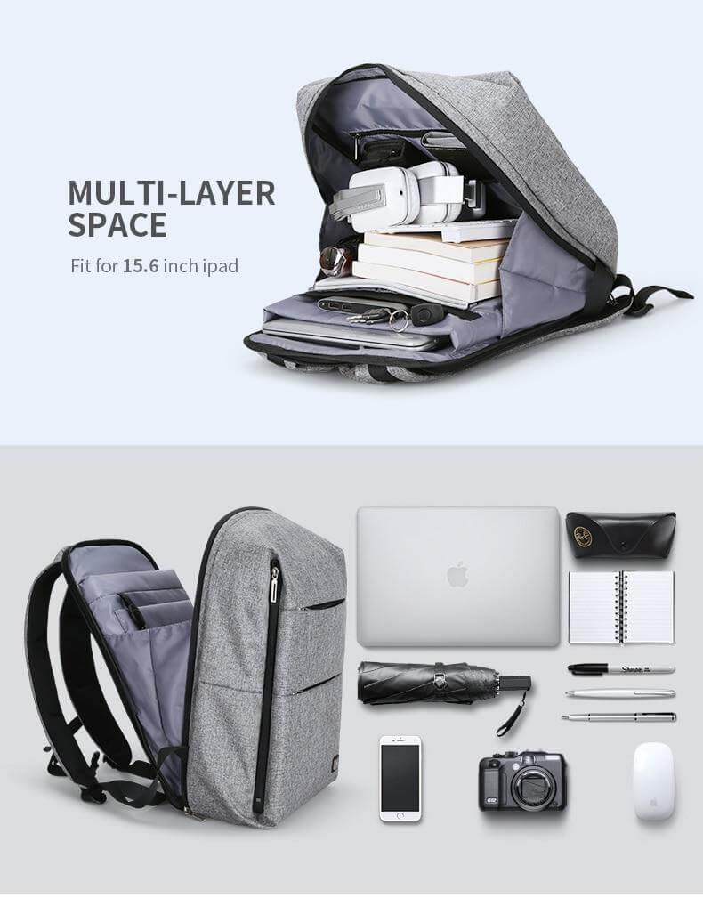 Large Capacity Casual Business and Student Style Backpack - MaviGadget