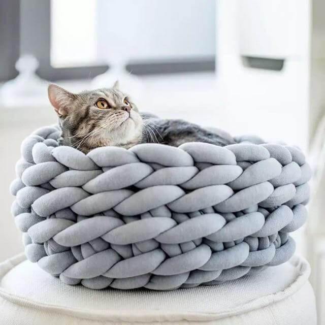 Handmade Knit Pet Bed - MaviGadget