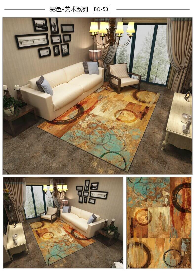 Creative Modern Pastoral Style Soft Carpet for Home - MaviGadget