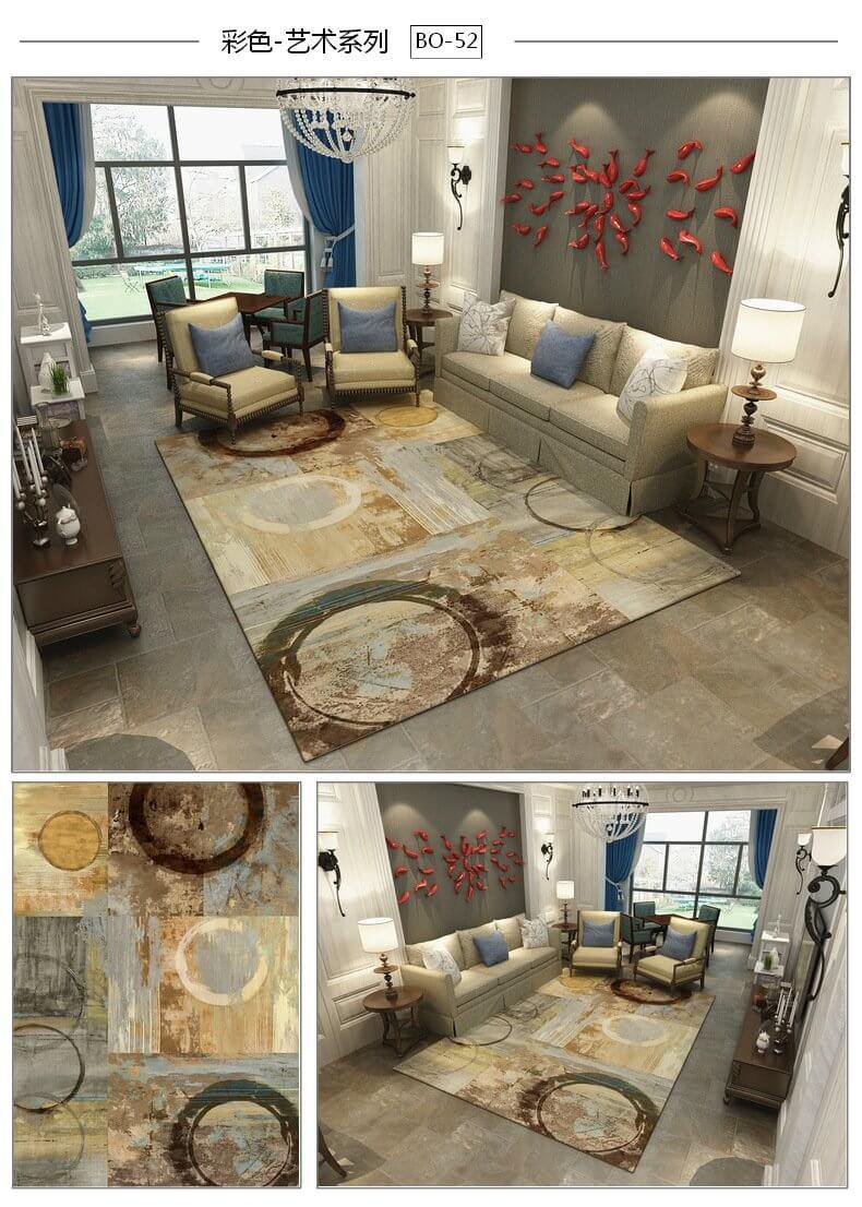 Creative Modern Pastoral Style Soft Carpet for Home - MaviGadget