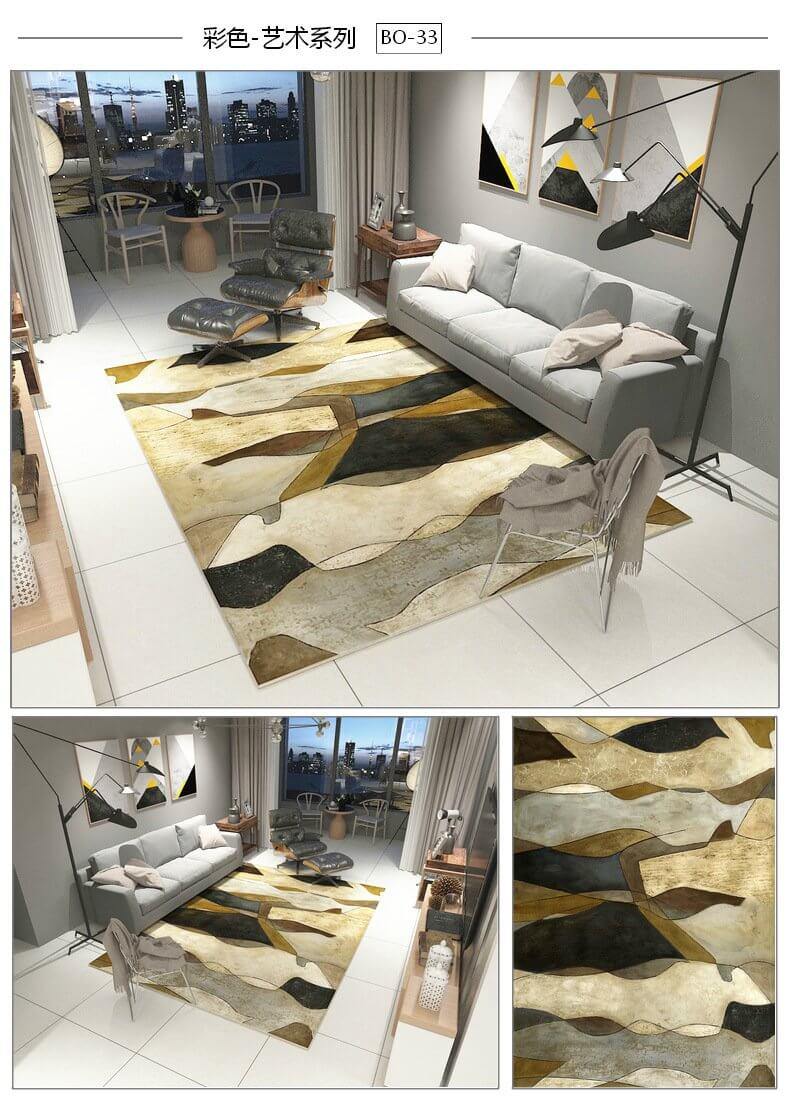 Creative Modern Pastoral Style Soft Carpet for Home - MaviGadget