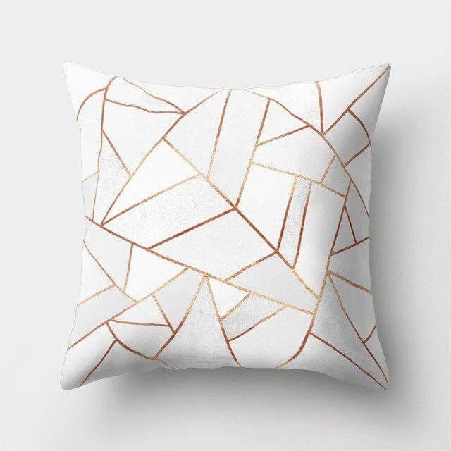 Square Decorative Geometric Striped Pillow Cases - MaviGadget