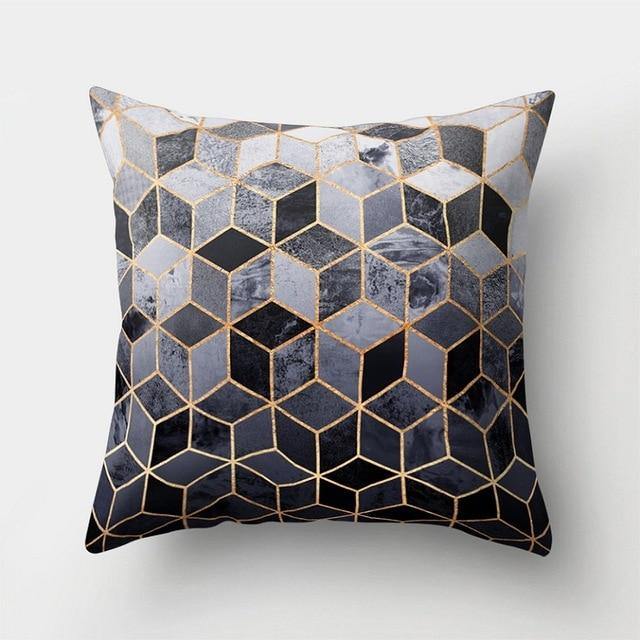 Square Decorative Geometric Striped Pillow Cases - MaviGadget