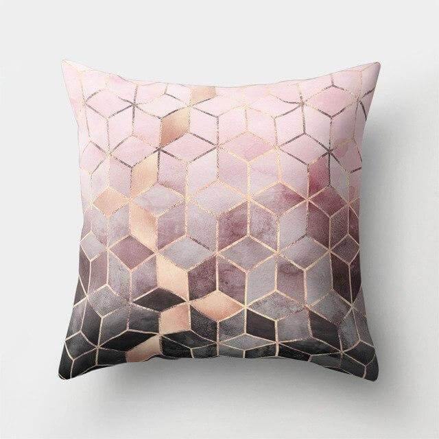Square Decorative Geometric Striped Pillow Cases - MaviGadget