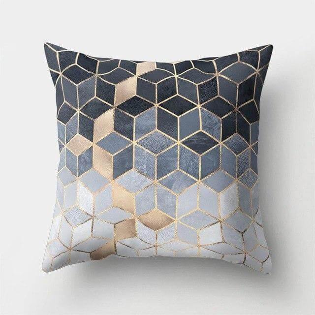 Square Decorative Geometric Striped Pillow Cases - MaviGadget