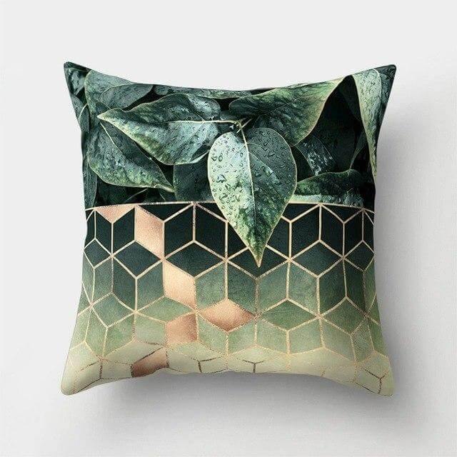 Square Decorative Geometric Striped Pillow Cases - MaviGadget