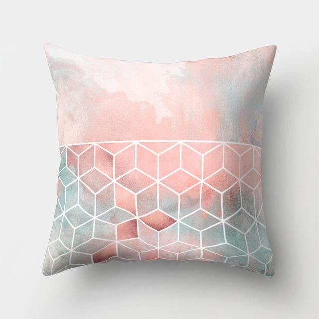 Square Decorative Geometric Striped Pillow Cases - MaviGadget