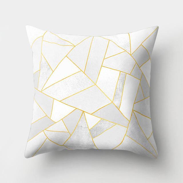 Square Decorative Geometric Striped Pillow Cases - MaviGadget