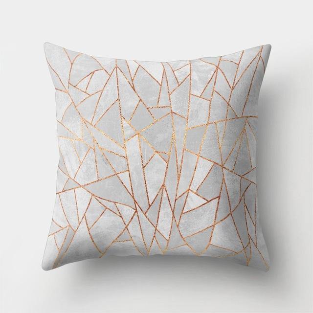 Square Decorative Geometric Striped Pillow Cases - MaviGadget