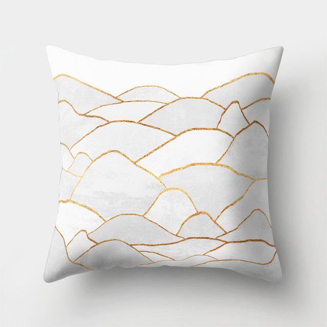 Square Decorative Geometric Striped Pillow Cases - MaviGadget
