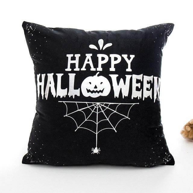 Black and White Halloween Pillow Cases - MaviGadget