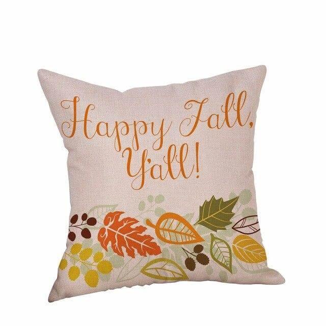 Happy Fall Pillow Cases - MaviGadget