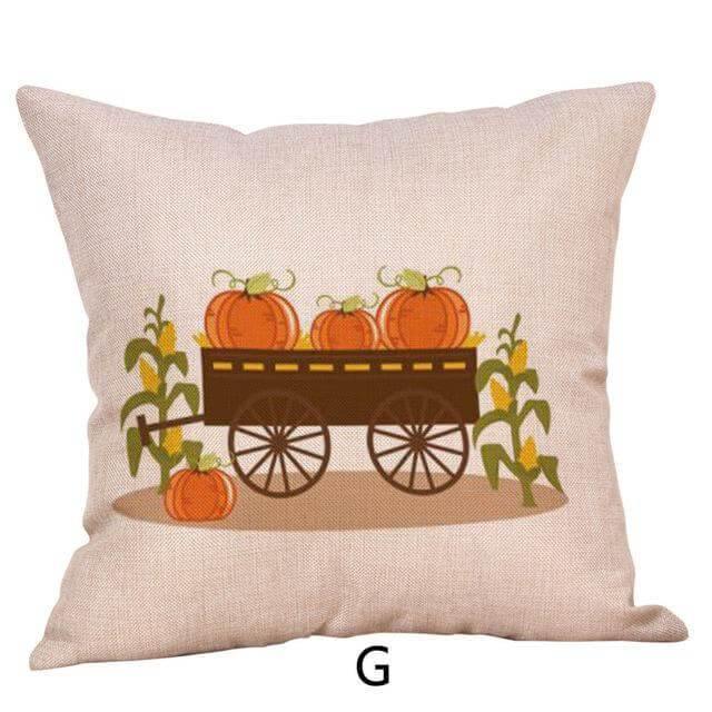 Pumpkin Truck Halloween Fall Pillow Cases - MaviGadget