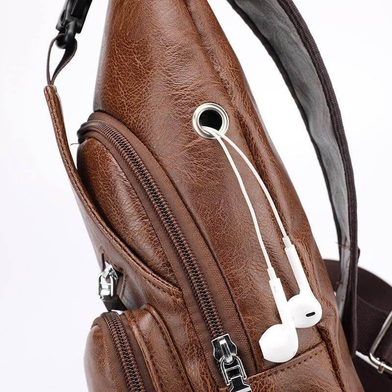 Men Leather Crossbody Bags - MaviGadget
