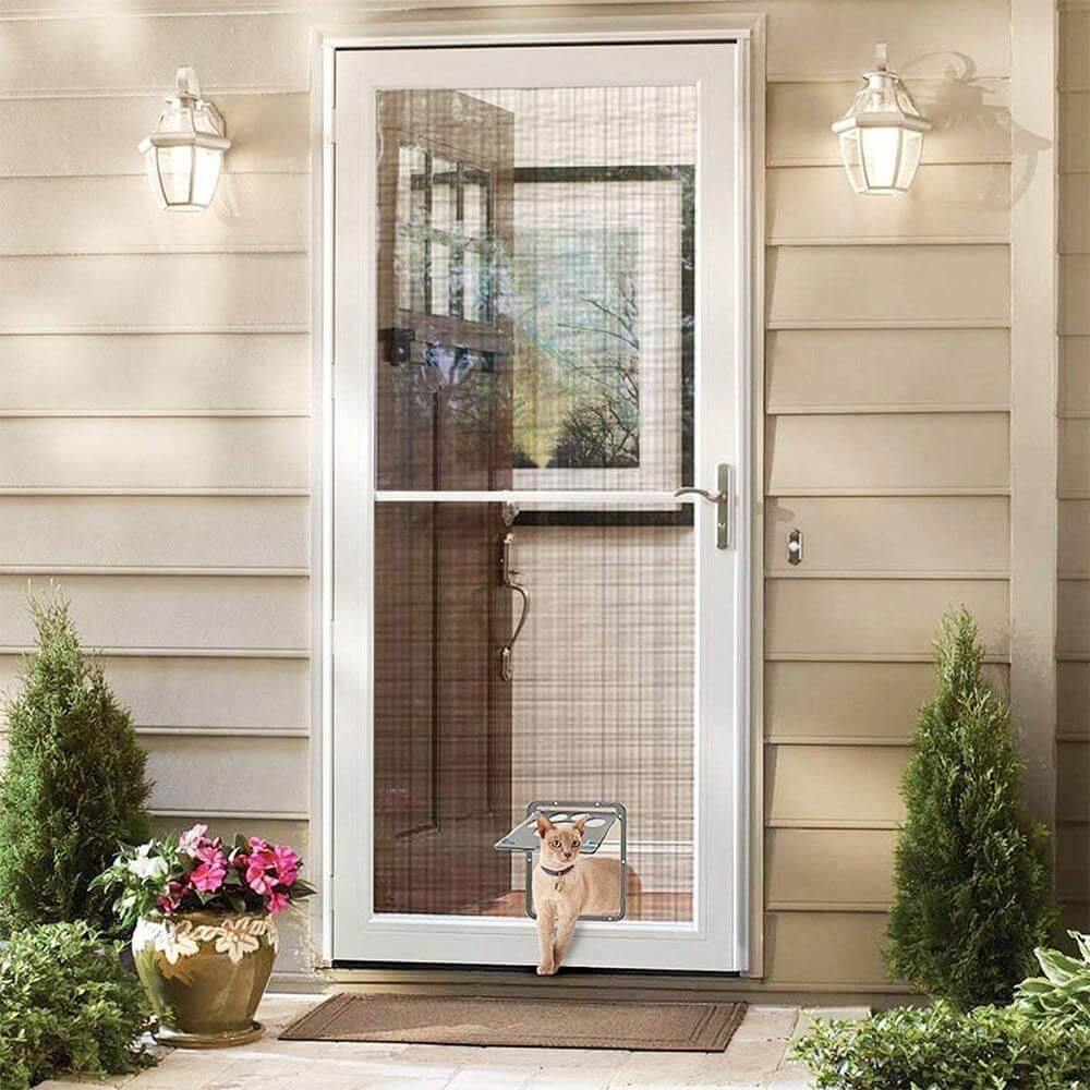 Pet Footprint Pattern Screen Door - MaviGadget