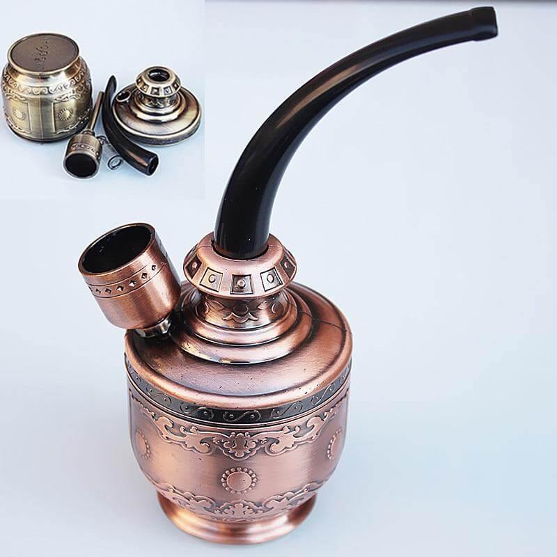 Bronze Copper Metal Cigarette Hookah - MaviGadget
