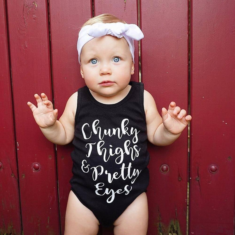 Cute Sleeveless Baby Jumpsuit - MaviGadget