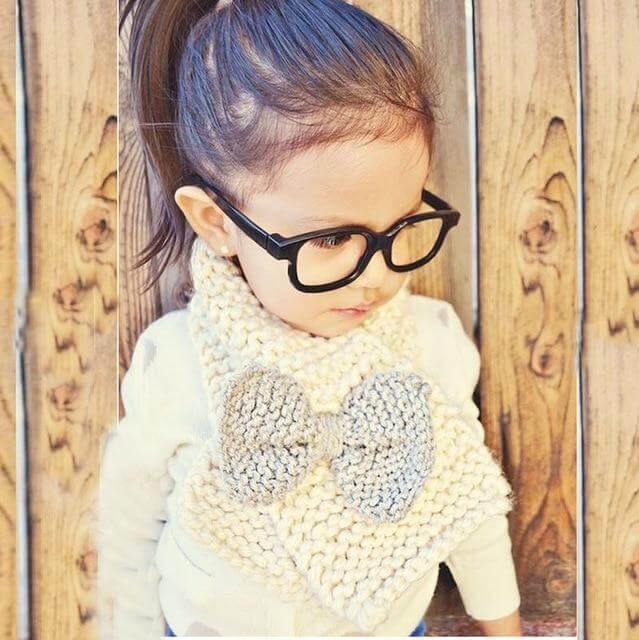 Cute Warm Crochet Scarf for Baby - MaviGadget