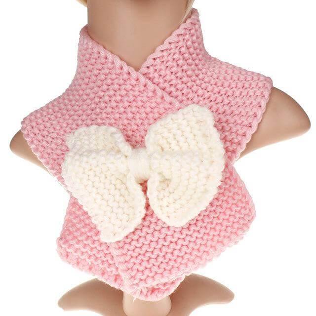 Cute Warm Crochet Scarf for Baby - MaviGadget