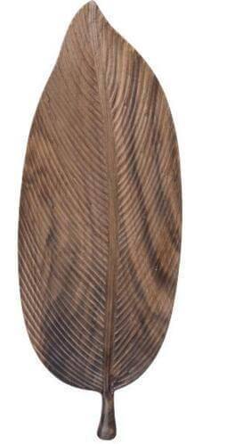 Walnut Snack Tray Leaf Plates - MaviGadget