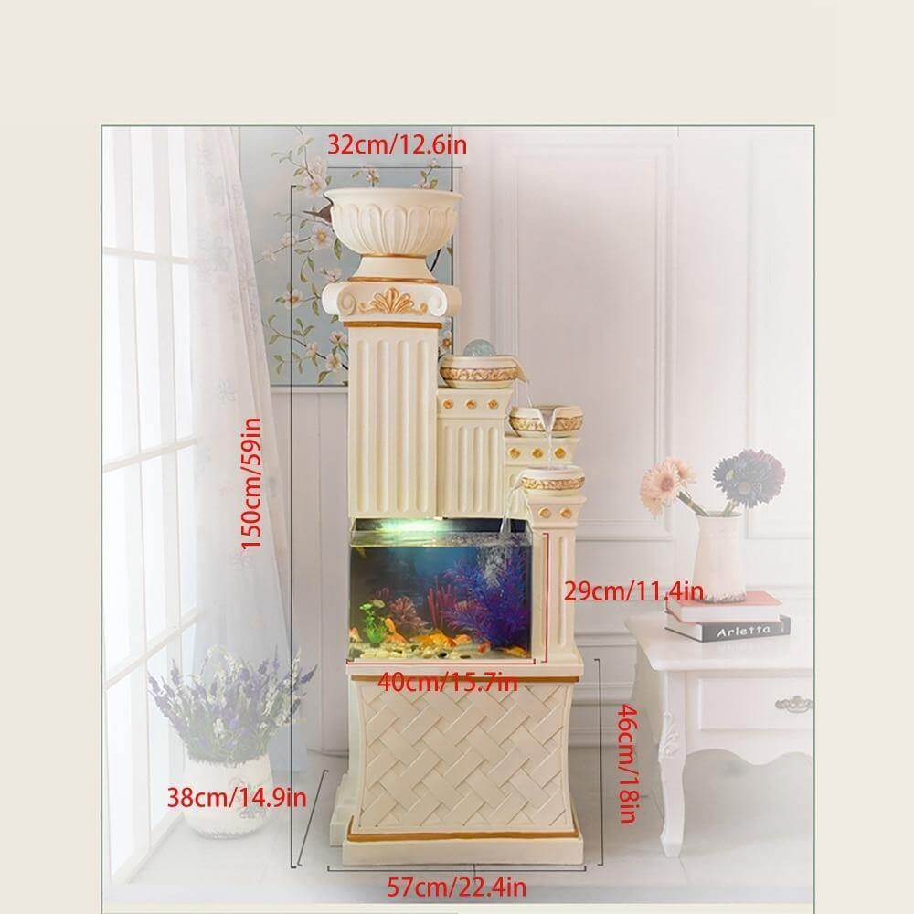 Luxury Roman Style Vintage Aquarium Fish Tank - MaviGadget