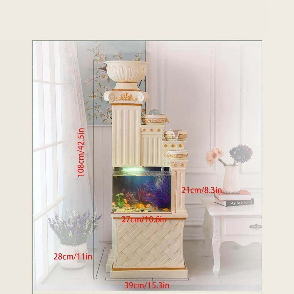 Luxury Roman Style Vintage Aquarium Fish Tank - MaviGadget