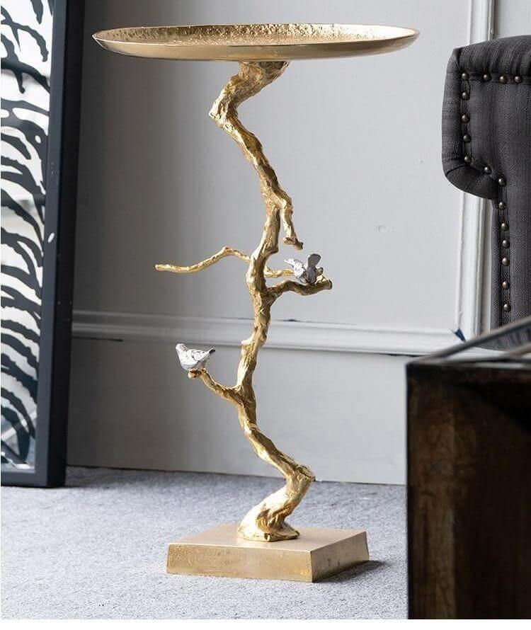 Aluminum Modern Tree Branches Coffee Side Table - MaviGadget