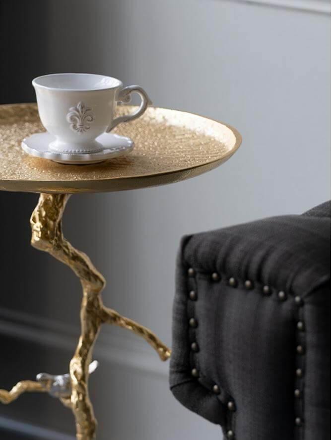 Aluminum Modern Tree Branches Coffee Side Table - MaviGadget