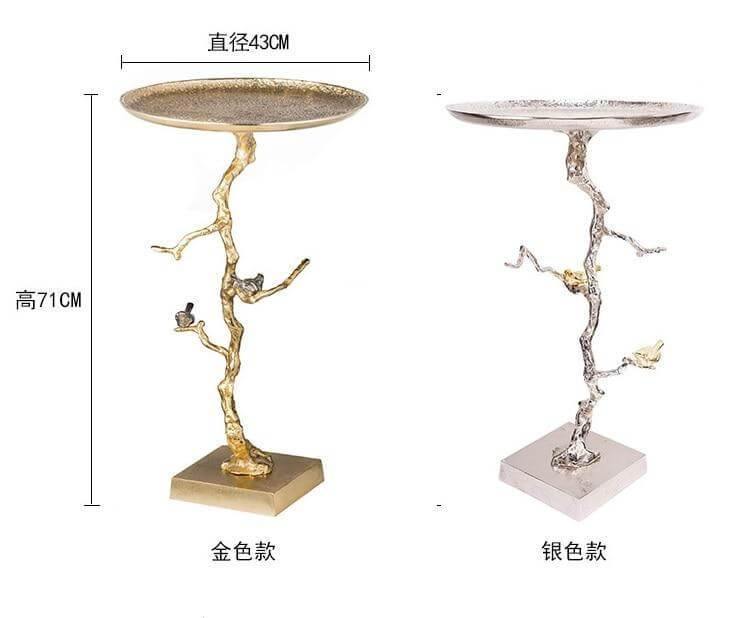 Aluminum Modern Tree Branches Coffee Side Table - MaviGadget