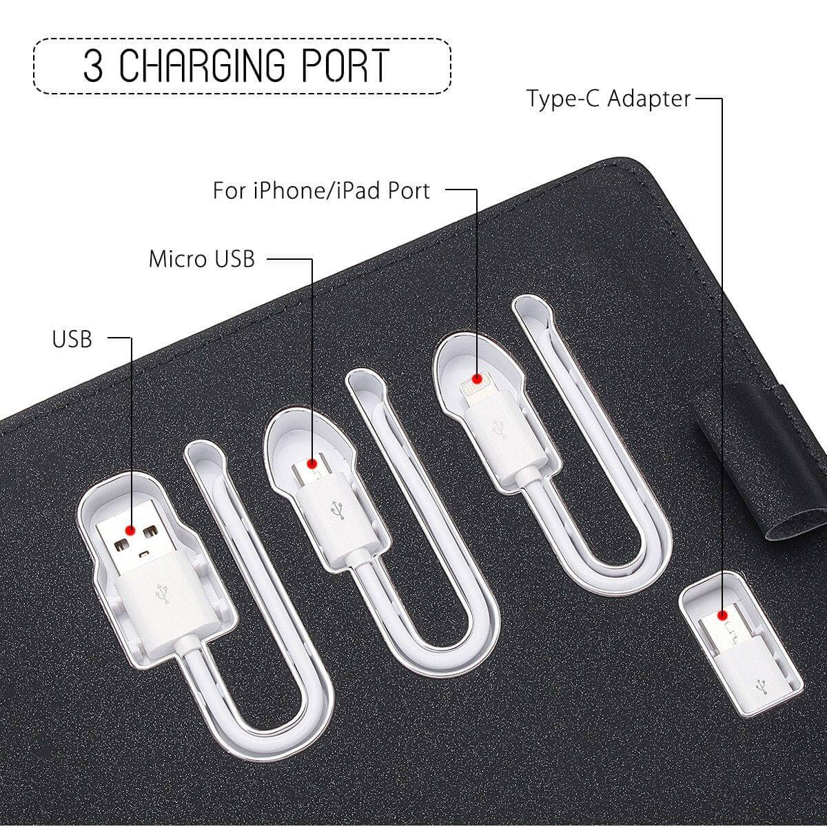 Multifunctional All in one Elegant USB Charging Gadget Notebook - MaviGadget