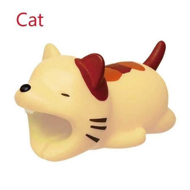 Cartoon Animals USB Cable Protector - MaviGadget