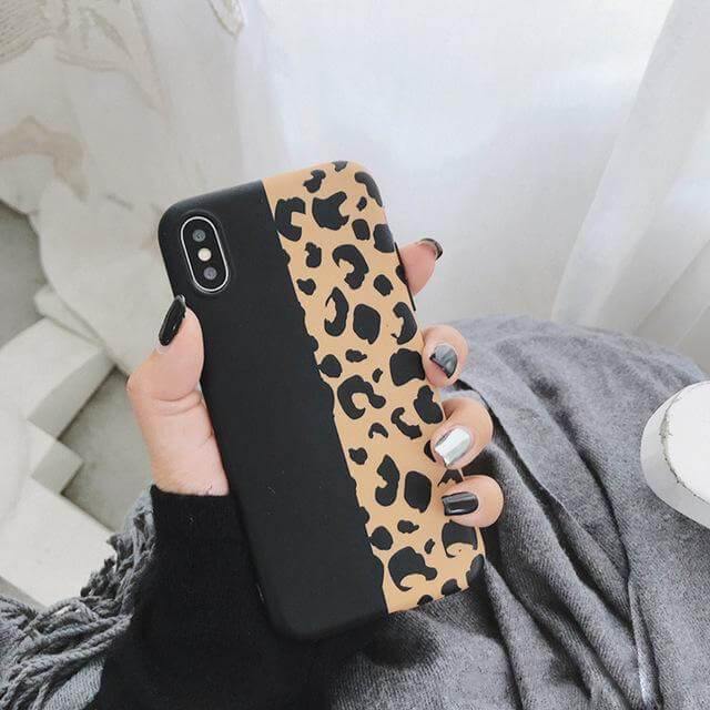 Cute Leopard Design Colorful Soft Iphone Cases - MaviGadget