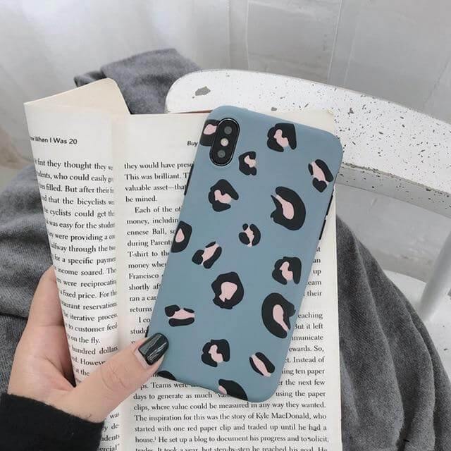 Cute Leopard Design Colorful Soft Iphone Cases - MaviGadget
