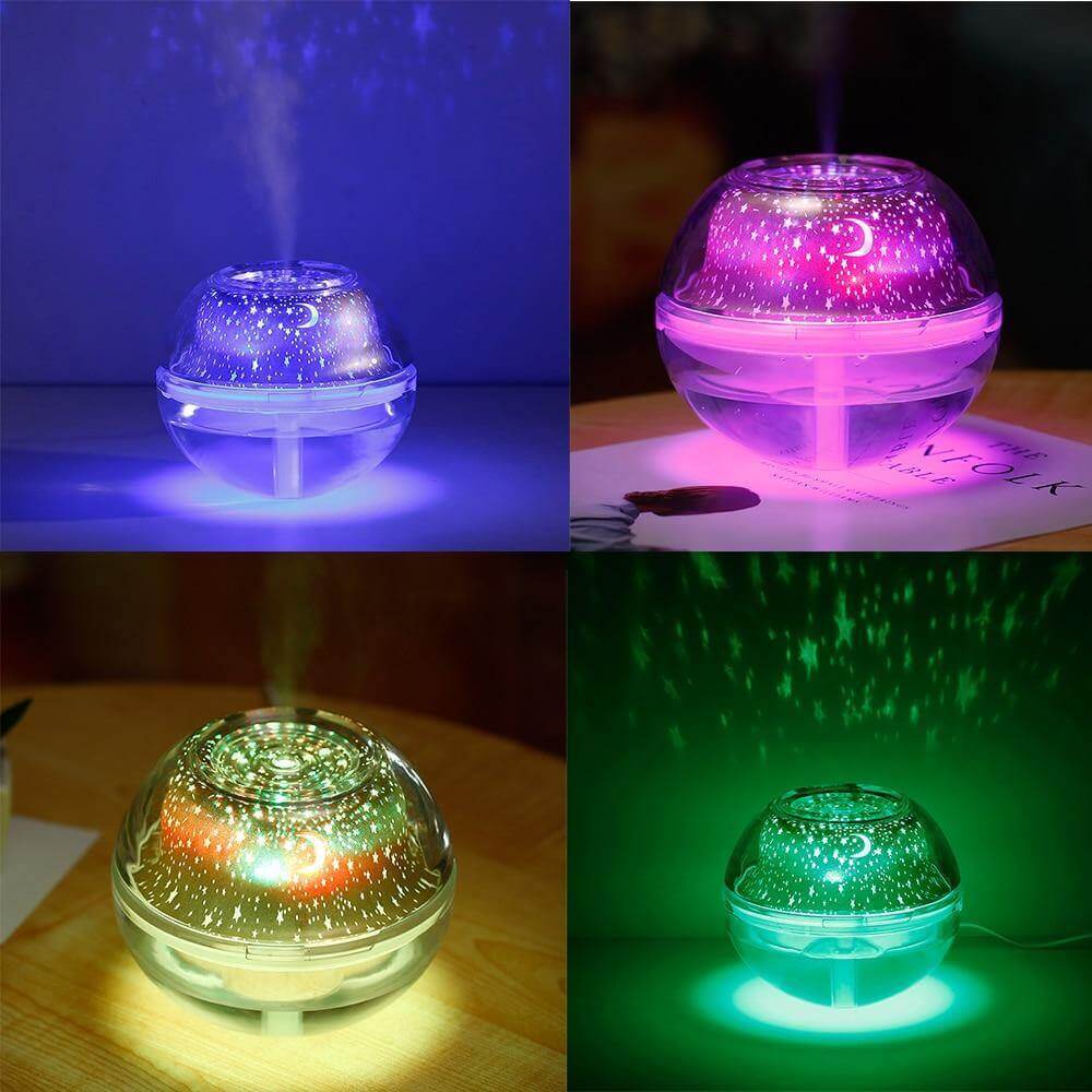 Ultrasonic Colorful Aromatherapy Air Humidifier Diffuser Sky Lamp - MaviGadget