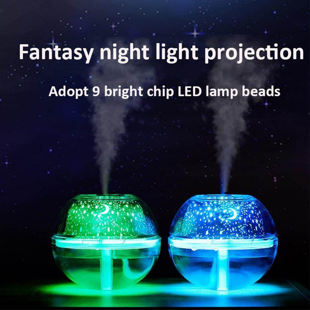 Ultrasonic Colorful Aromatherapy Air Humidifier Diffuser Sky Lamp - MaviGadget
