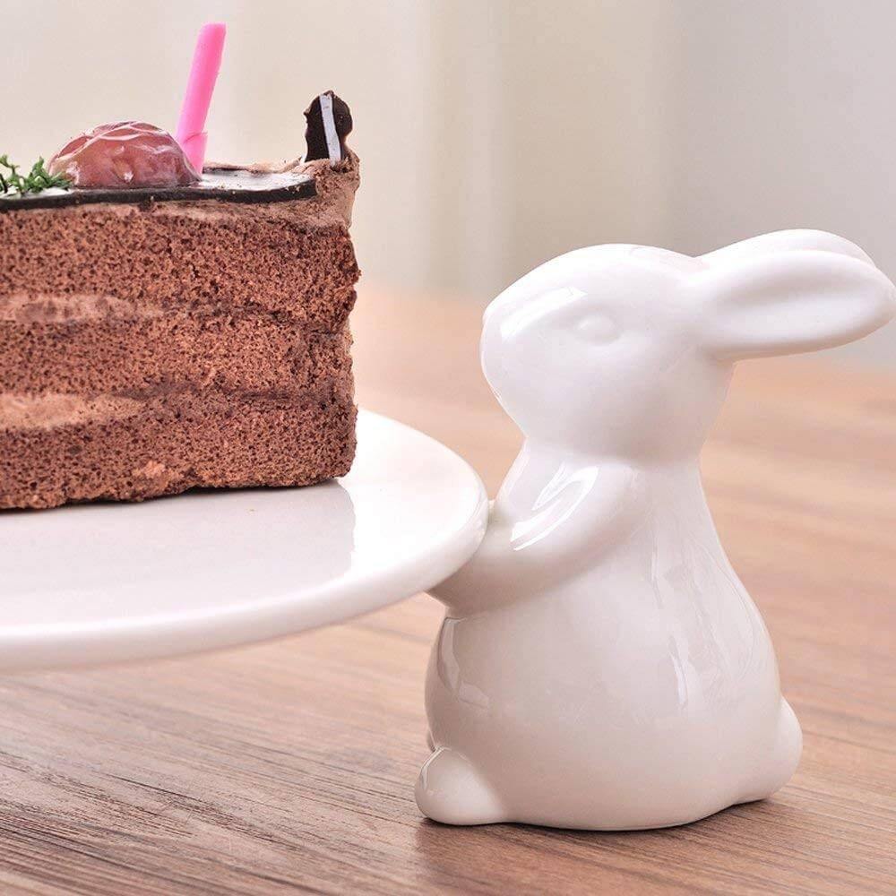 Rabbit Ceramic Dessert Server Tray - MaviGadget