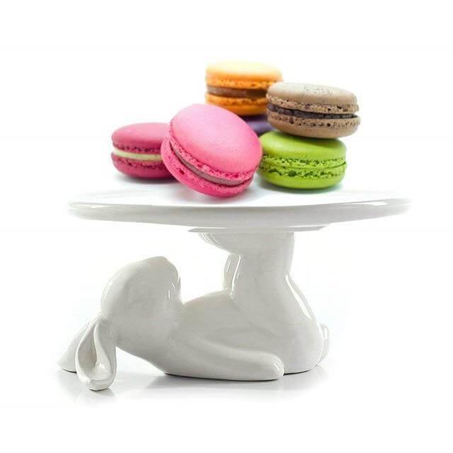 Rabbit Ceramic Dessert Server Tray - MaviGadget