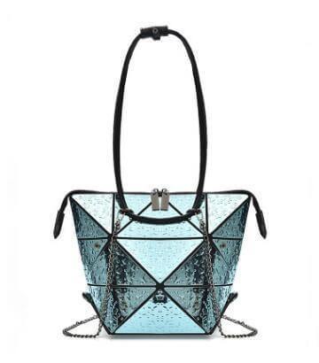 Silver Geometric Women Messenger Bag - MaviGadget