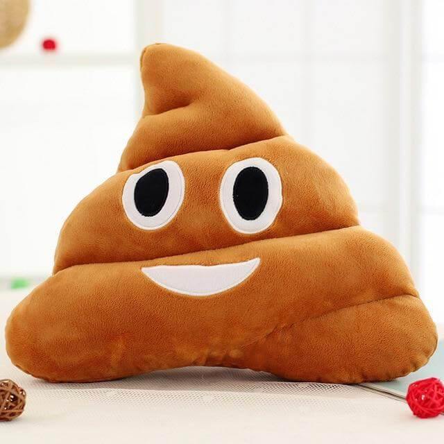 Poop Face Emoji Pillows - MaviGadget