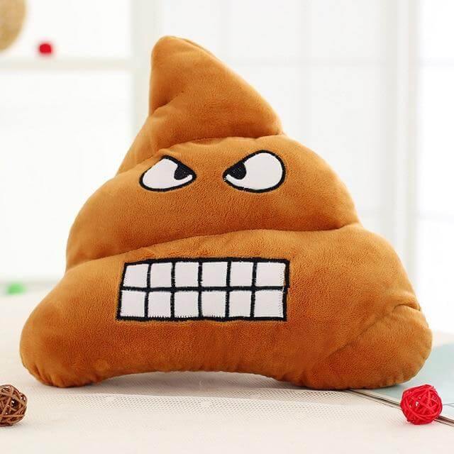Poop Face Emoji Pillows - MaviGadget