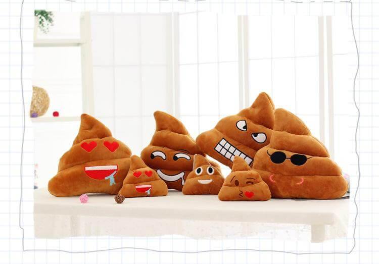 Poop Face Emoji Pillows - MaviGadget